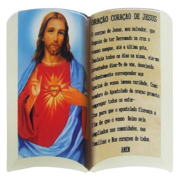 SAG CORACAO JESUS ORACAO 20CM
