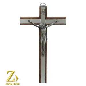 CRUCIFIXO DE PAREDE 16X10CM