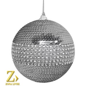 BOLA PRATA 20CM