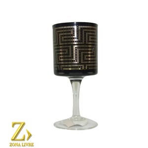 CASTICAL DE VIDRO PRETO 25CM