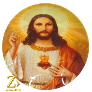 PRATO SAGRADO CORAÇÃO DE JESUS 20CM