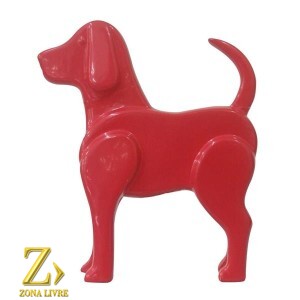 CACHORRO VERMELHO 19X17CM
