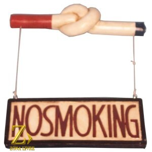 PLACA NO SMOKING