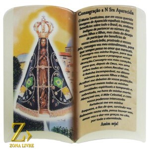 PLACA RELIGIOSA ORACAO 10X15CM