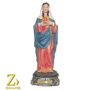 SAGRADO CORAÇÃO DE MARIA BARROCO 14CM