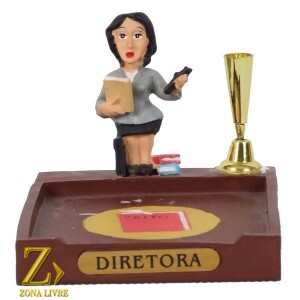 PORTA PAPEL E CANETA DIRETORA 8CM