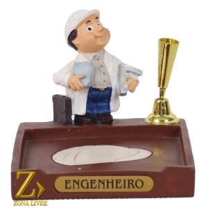 PORTA PAPEL E CANETA ADVOGADO 8CM