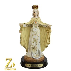 NOSSA SENHORA DAS MERCES C/BASE 14CM