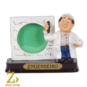 ENGENHEIRO PORTA FOTO 8CM
