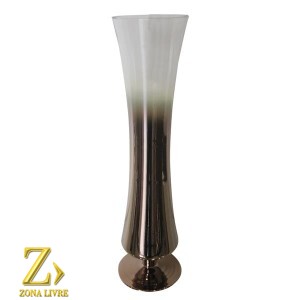 VASO DE VIDRO ROSE 50CM