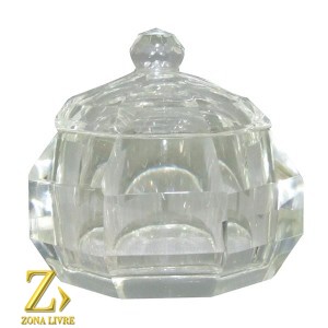 BOMBONIERE CRISTAL 10CM