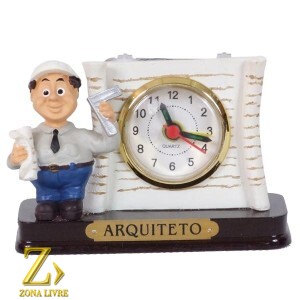 ARQUITETO RELÓGIO 8CM