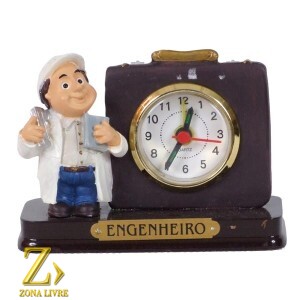 ENGENHEIRO RELÓGIO 8CM