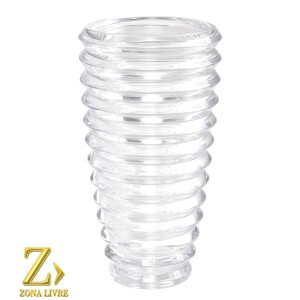 VASO DE VIDRO 13X24CM