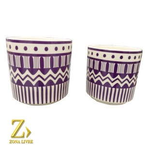 JOGO 2 FLOREIROS 15/13CM