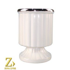 FLOREIRO / VASO DE CERAMICA 12X12X16,5CM