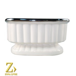 FLOREIRO / VASO DE CERAMICA 21X12X11CM