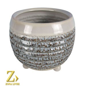 FLOREIRO / VASO DE CERAMICA 18X18X15,5CM