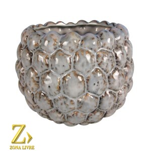 VASO DE CERAMICA 17X17X13CM