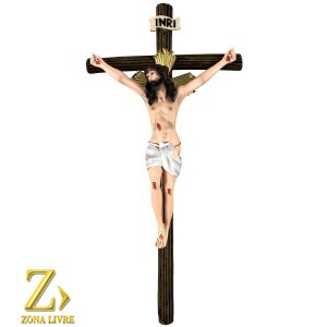 CRUCIFIXO DE PAREDE 33CM