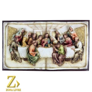 SANTA CEIA QUADRO  90CM