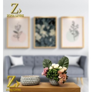 VASO DE CERAMICA 17X17X13CM