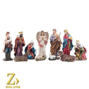 PRESEPIO COLOR 11 PÇS 45CM