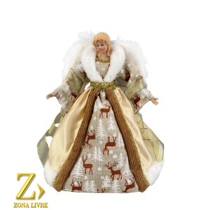 ANJO LINEN/ MARROM 30CM