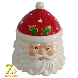 POTE DE CERAMICA PAPAI NOEL 17CM