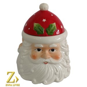POTE DE CERAMICA PAPAI NOEL 19CM