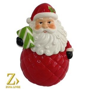 POTE DE CERAMICA PAPAI NOEL 18CM