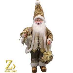 PAPAI NOEL GOLD 50CM